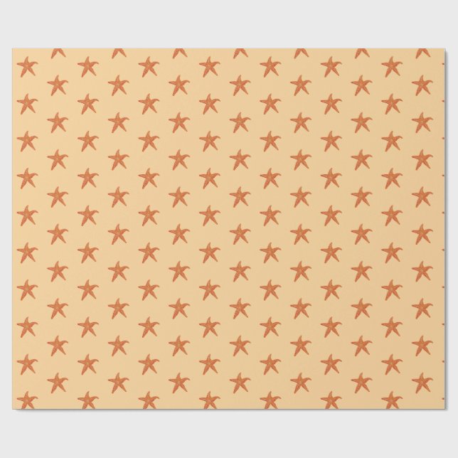  Cute starfish  Wrapping Paper (Flat)