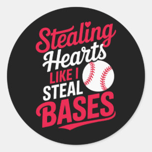 Cute Steal Ses Steal Hearts Sell Kids Valentine Bo Classic Round Sticker