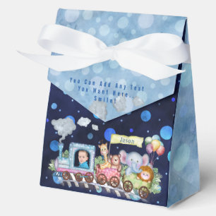 Cute Steam Train Favor Box