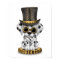 Cute Steampunk Dalmatian Puppy Dog, white