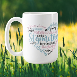 Cute Stepmother word art  Coffee Mug