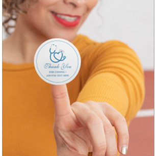 Cute Stethoscope Nurse Favor Tag