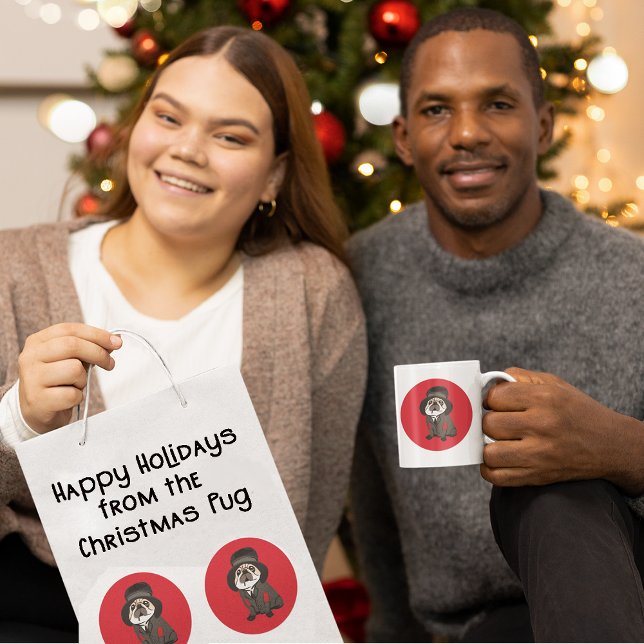 Cute Sticker Pug Dog Lover Hobo Elbow Patch  (Creator Uploaded)