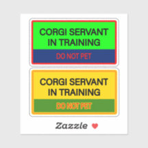 Cute stickers for Corgi servant