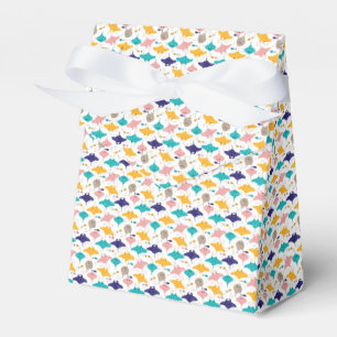 Cute sting ray and manta ray fish pattern favour box