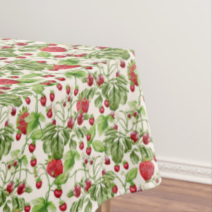 Cute Strawberries Tablecloth