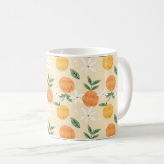 Cute Strawberry Cottagecore Seamless Pattern Coffee Mug
