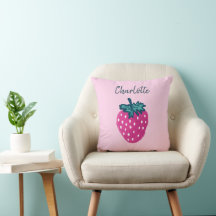 Cute Strawberry Fruit Custom Name 