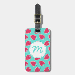 Cute Strawberry Fruit Pattern Luggage Tag