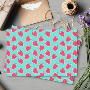 Cute Strawberry Fruit Pattern Tissue Paper