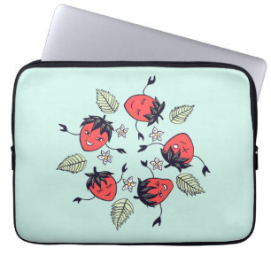 Cute Strawberry Kawaii Fruit Laptop Sleeve