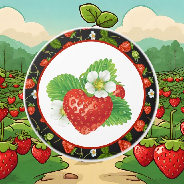 cute strawberry kitchen decor ceramic knob (Creator Uploaded)