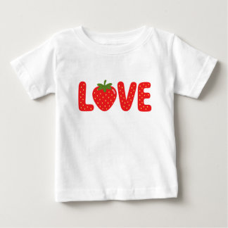 Cute Strawberry LOVE Kids T-Shirt
