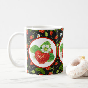 cute strawberry lovers kitchen coffee mug