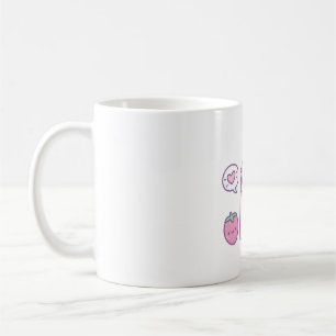 Cute Strawberry Milk Carton Coffee Mug