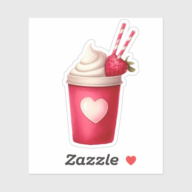 Cute Strawberry Milkshake (Sheet)