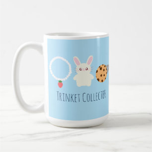 Cute Strawberry Necklace, Bunny And Ring Coffee Mug