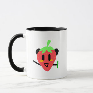 Cute Strawberry Panda Mug - Kawaii Rein Coffee Mug