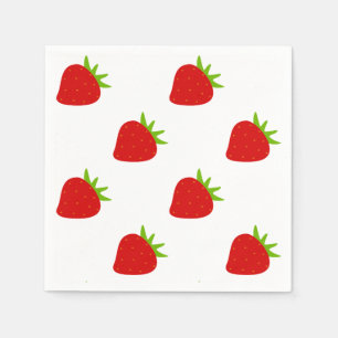 Cute Strawberry Pattern Napkin