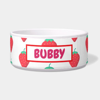 Cute Strawberry Pet Lover Aesthetic Pattern