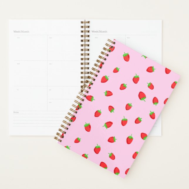 Cute Strawberry Planner (Display)
