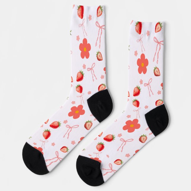 Cute Strawberry Socks (Left)