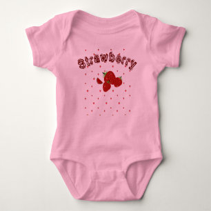Cute Strawberry  Summer Baby Bodysuit & T-Shirt