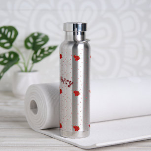 Cute Strawberry Summer Kids Girls Water Bottle