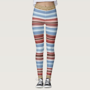 Cute Stripe Leggings Long