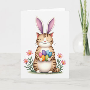 Cute Striped Critter Friend Card