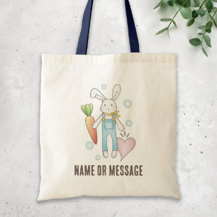Cute Stuffed Animal Bunny Tote Bag