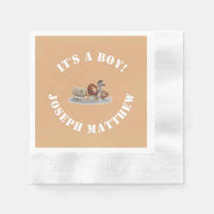 Cute Stuffed Animals Themed Napkin