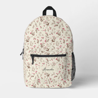 Cute Stylish Floral Printed Backpack