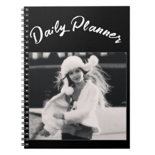Cute , Stylish, Simple, Unique Photo Daily Planner Notebook