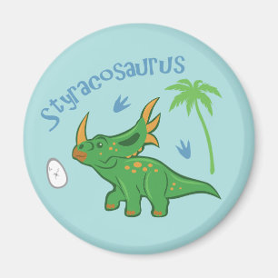 Cute Styracosaurus Magnet
