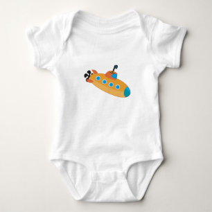 Cute Submarine Baby Bodysuit