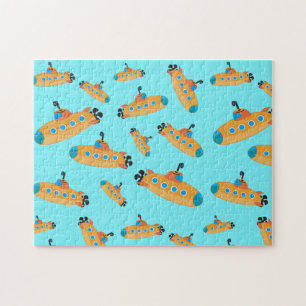 Cute Submarine Pattern Jigsaw Puzzle
