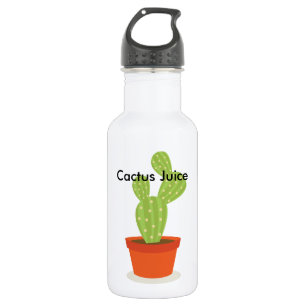 Cute succulent cactus  - Cactus Juice 532 Ml Water Bottle