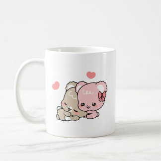 cute sugar cubs hugs love coffee mug
