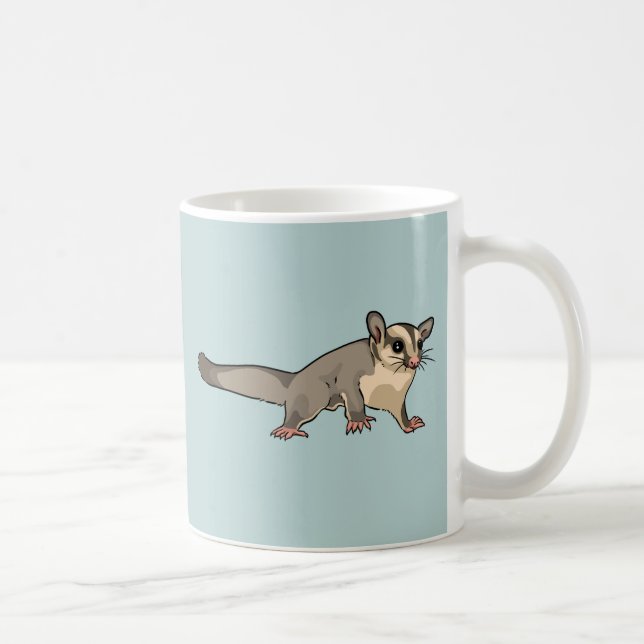 Cute sugar glider mug blue (Right)