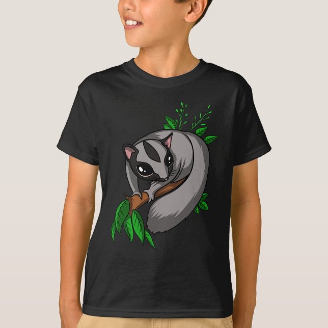 Cute Sugar Glider Pet Animal T-Shirt (Front)