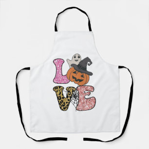 cute sugar skull dog rottweiler skull halloween apron