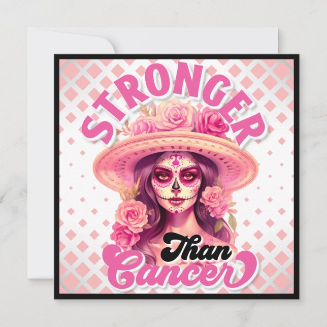 Cute Sugar Skull  Holiday Card (Front)