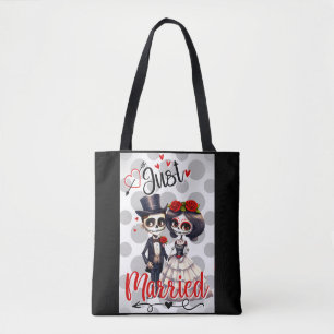 Cute Sugar Skull Tote Bag