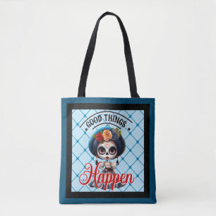 Cute Sugar Skull  Tote Bag
