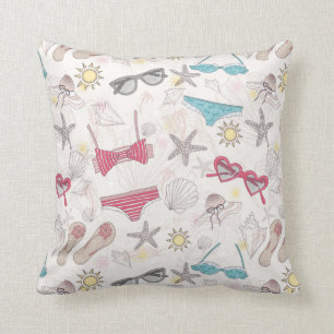 Cute Summer Abstract Pattern Cushion