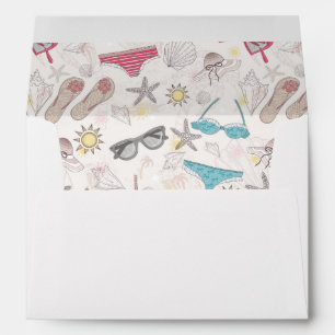 Cute Summer Abstract Pattern Envelopes