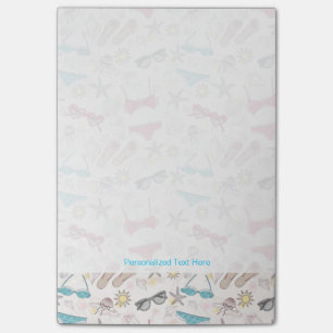 Cute Summer Abstract Pattern Post-it Notes