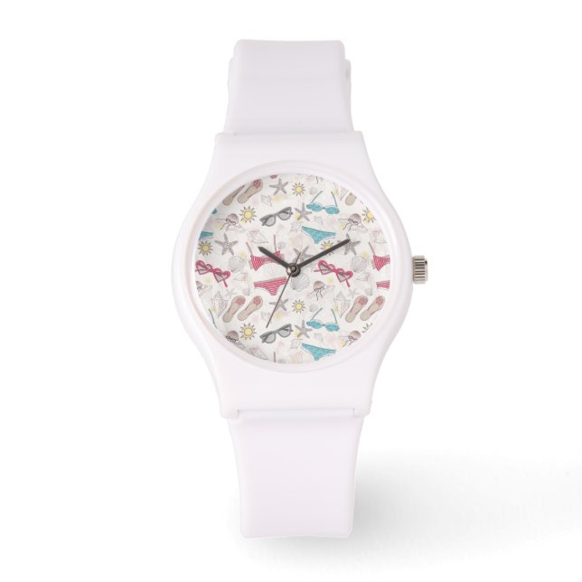 Cute Summer Abstract Pattern Watch (Front)