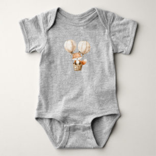 Cute Summer Baby Fox  Bodysuit